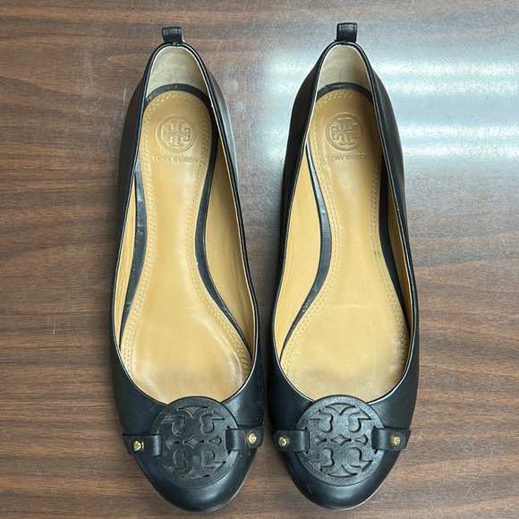 Tory Burch Shoes - Tory Burch Women's Miller Ballet US 9M Black Flats Made In Brazil